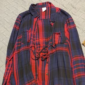 Maternity button down shirt